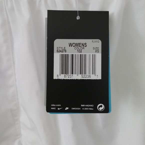 NWT Nike Tempo Athletic Shorts White Size XS - Picture 7 of 8